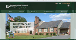 Desktop Screenshot of donegalanimalhospital.com